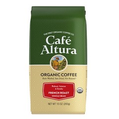 Café Altura, Organic Coffee, French Roast, 6 x 10 oz.