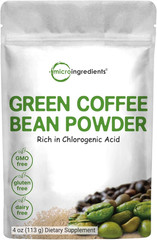 Pure Green Coffee Bean Extract, 4 Ounce | Natural Caffeine, Green Coffee Bean wi
