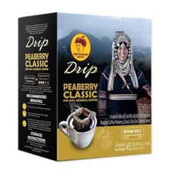 Doi Chaang Coffee Drip Peaberry Classic 1 box is 9gramsx5 pcs