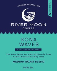 Kona Coffee Whole Bean – Medium Roast, 2 lbs Hawaiian Blend, 100% Arabica, Susta