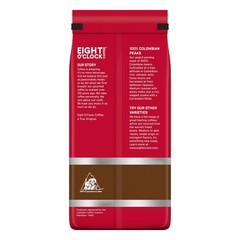 Eight O’Clock Coffee Medium Roast Whole Bean 100% Colombian Peaks Coffee