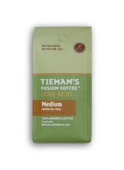 Low Acid Medium Roast Ground Coffee 10 Ounce Bag Beverage Blend