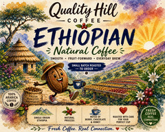 Roasted Coffee 5 lb Bag Ethiopia Sidama natural Process