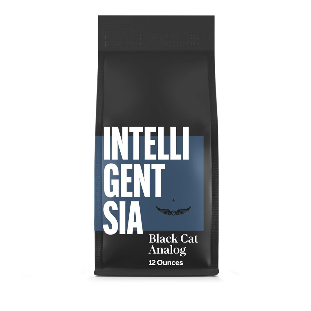 Coffee, Medium Roast Whole Bean Coffee – Black Cat Analog Espresso 12 Ounce Bag
