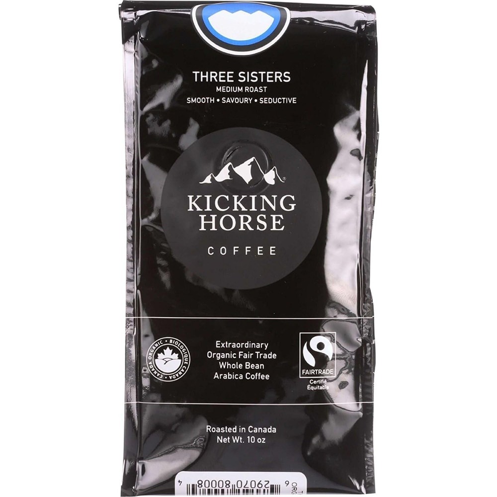 Kicking Horse Organic Three Sisters Medium Roast Whole Bean Coffee