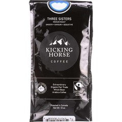 Kicking Horse Organic Three Sisters Medium Roast Whole Bean Coffee