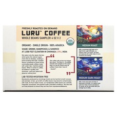 Luru™ Coffee, Whole Beans Sampler, 2 Packs, 4 oz (113 g) Each