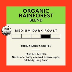 Medium-Dark Roast Whole Bean Coffee – USDA Organic