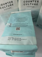 Counter Culture Coffee Organic Whole Bean Coffee Medium Roast Coffee 108oz.