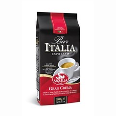 Saquella Bar Italia Gran Crema Espresso Coffee Beans, 1kg 2.2 lb | Authentic …