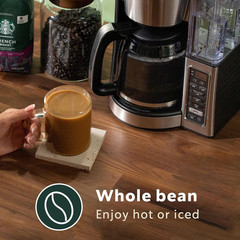 Starbucks Whole Coffee Beans, Medium Roast Hot or Iced Coffee, Breakfast Blend,