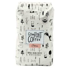 MT. COMFORT COFFEE ORGANIC PERU WHOLE BEAN COFFEE 2.5 LBS