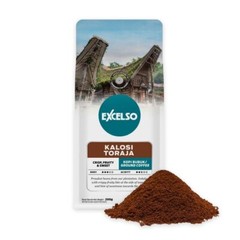 EXCELSO Indonesia Coffee Kalosi Toraja 200g Pack of 4 Whole Beans or Ground