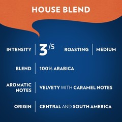 House Blend Perfetto Whole Bean Coffee 12oz Bag, Medium Roast, Full-bodied, I…