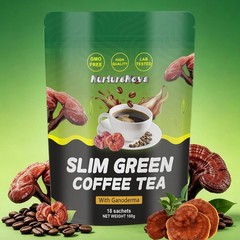 SLIM Green Coffee Ganoderma WEIGHT LOSS Control Detox Tea – USA Seller 18 Pcs
