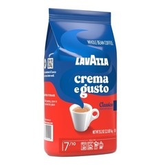 Crema e Gusto Whole Bean Coffee Medium Roast Blend 2.2 lb Bag