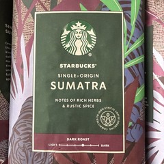New Starbucks Coffee Sumatra Single-Origin Whole Bean – 3 Bags – NOV/DEC 2026