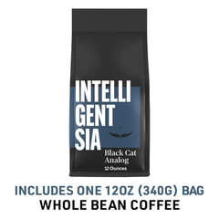 Coffee, Medium Roast Whole Bean Coffee – Black Cat Analog Espresso 12 Ounce Bag