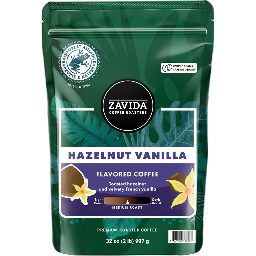 Zavida Coffee Whole Bean Coffee, Hazelnut Vanilla (32 oz.) Great Price