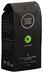 Kicking Horse Kick Ass Dark Roast Ground Kosher Coffee -1 Bag /10 oz 7/26
