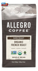 Organic French Roast Whole Bean Coffee, 12 Oz