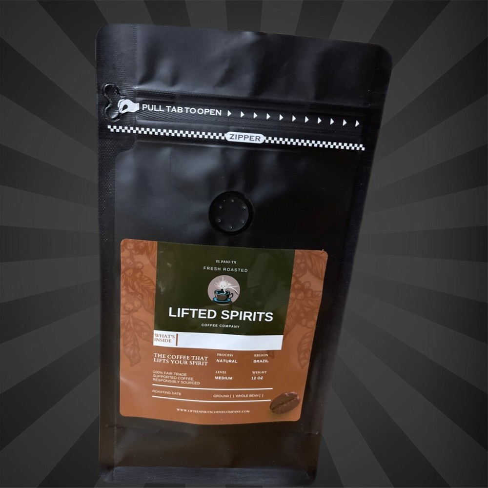 Fresh Roasted 100% Brazilian Cerrado Arabica Coffee 12 Oz Whole Bean or Ground