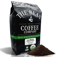 The Bean Organic Coffee Company Le Bean, Dark French Roast, Ground Coffee, 5-Pou