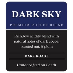 Copper Moon Dark Sky Blend, Roast Coffee, Whole 80 Ounce (Pack of 1)