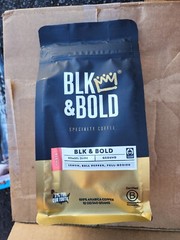 Specialty Coffee, BLK & Bold, Ground, Dark Roast, 12 oz (340 g)