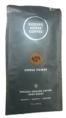 Kicking Horse /Horse Power Dark Roast Ground Kosher Coffee -6 Bags /10 oz
