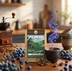 Arabica Coffee Beans – Blueberry Aromatc Blend 100 g – Aromatic Fresh & Light