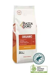 2 x Piazza Doro – Organic 1kg Coffee Beans w/ FREE Caramel Biscuits (25pcs)