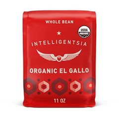 El Gallo Organic Whole Bean Coffee 11 Ounce Breakfast Blend Medium Roast