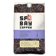 San Francisco Bay Coffee, Hazelnut Crème- Whole Bean, 2-Pound (32 oz.), Flavo…