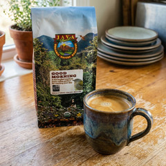 Java Planet Good Morning Organic Medium Roast Low Acid No Mold Beans/Ground