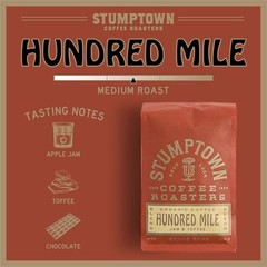 Stumptown Hundred Mile Organic Whole Bean Coffee 12 Ounce Breakfast Blend