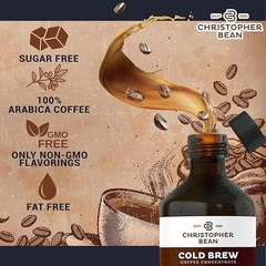 Christopher Bean Jamaica Me Nuts Cold Brew Coffee – Smooth Nutty Blend Bottle