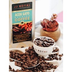 JJ Royal Coffee Indonesia Coffee Aceh Gayo Arabica 200g Pack of 2