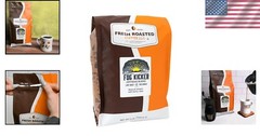 80 oz OU Kosher Fog Kicker Whole Bean Light Roast Coffee – Smooth Flavor