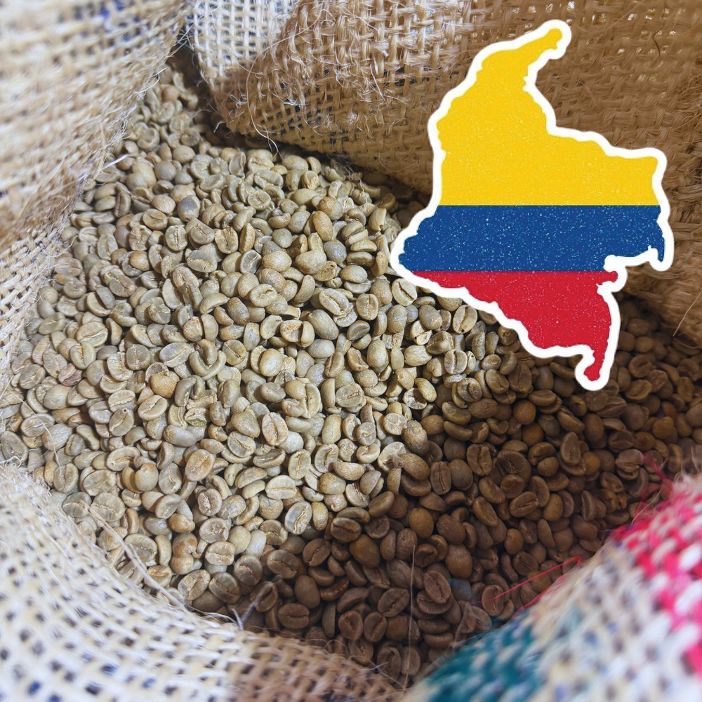 5 LB COLOMBIA, UNROASTED GREEN COFFEE BEANS FIVE POUND – ARABICA, SPECIALTY