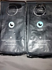 2 Kicking Horse Coffee Decaf Swiss Water Process Whole Bean, Dark Roast 10oz