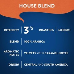 Lavazza House Blend Coffee 6x12oz Medium Roast 100% Arabica Pack