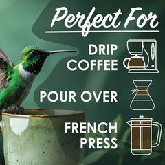 , Blue Mountain Coffee Blend – Medium-Light Roast Ground Coffee, Made from 10…