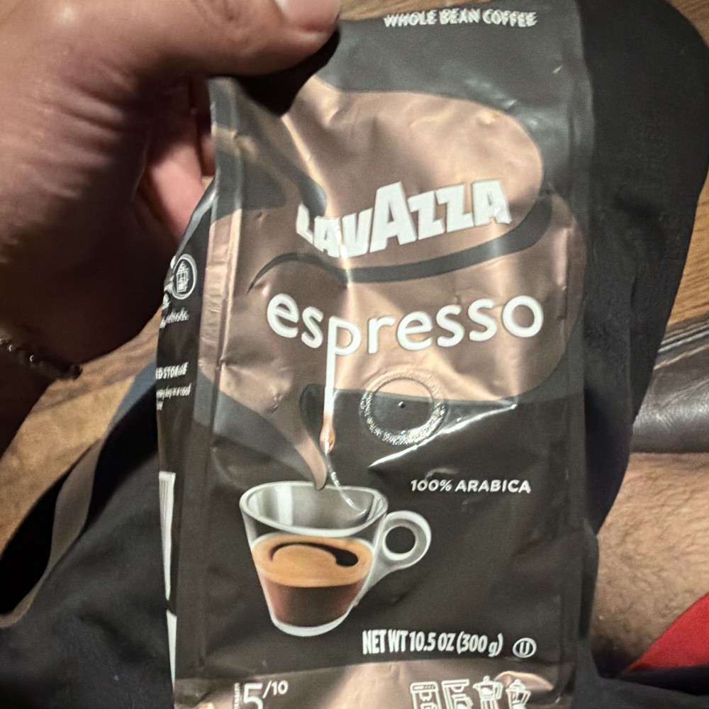 Lavazza Espresso Whole Bean Coffee 100% Arabica Medium Roast 300g