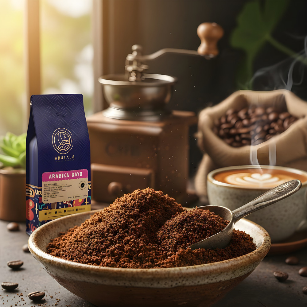 BEST NEW! ARUTALA Gayo Takengon Arabica Coffee Beans 200 g Premium Single Origin