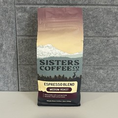 Sisters Coffee Co Espresso Blend Medium Roast Coffee Whole Bean 12 oz
