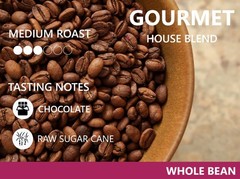Medium Roast 100% Colombian Excelso Whole Bean Arabica Coffee – Gourmet – 16