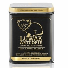 Artcofie Luwak Coffie Arabica Tin Box 100g Whole Bean