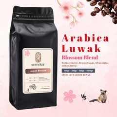 500g Luwak Coffee Blossom House Blend Arabica Roasted Beans