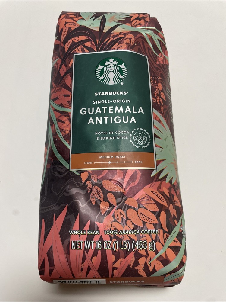 Starbucks Guatemala Antigua Whole Bean Medium Roast 100% Arabica BB:12/2026